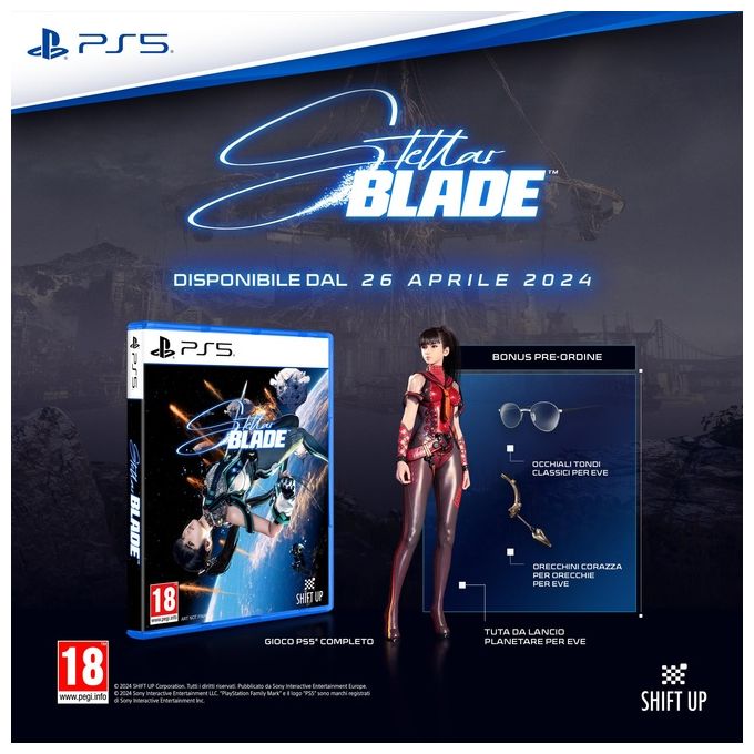 Sony 1000043278 Stellar Blade Videogioco PlayStation 5 Azione Avventura Single Player PEGI 18