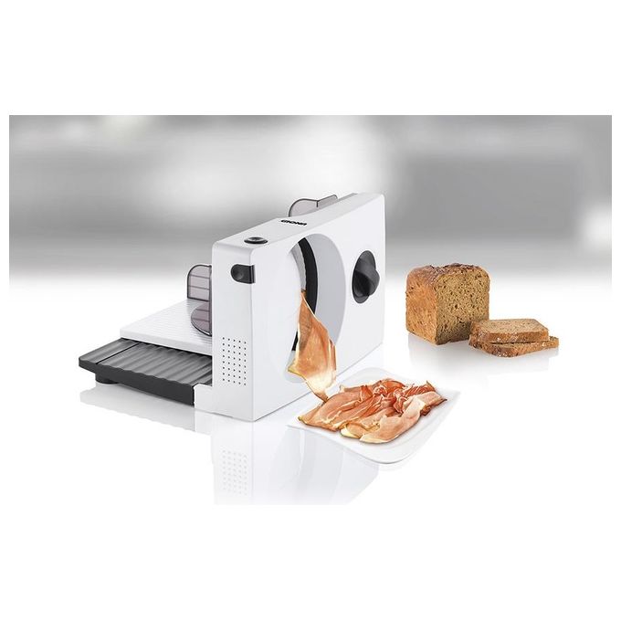 Unold Affettatrice Curve Bianco 100W Pieghevole
