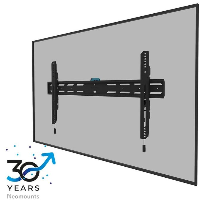 Neomounts WL30S-850BL18 Supporto TV a Parete Fisso per Schermi 43''-86'' VESA 100x100-800x400 mm Regolazione Altezza 0-20 mm Distanza dal Muro 3.3 cm colore Nero
