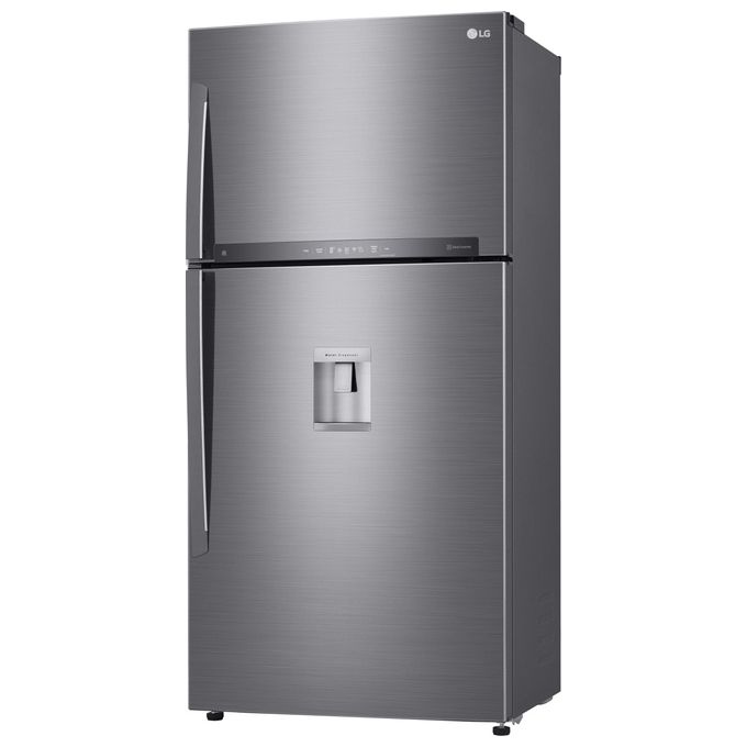 LG GTF916PZPED Frigorifero Doppia Porta 592 L 184 cm Classe E 38 dB Total No Frost Wi-Fi Dispenser Acqua colore Platino