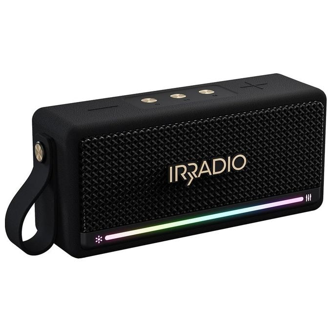 IRRADIO 179BBC55-F76A-4B5C-9D49-A81274A20BEE IR-M5 Classic Altoparlante Portatile 20W Bluetooth 5.4 IPX7 TWS LED RGB colore Nero