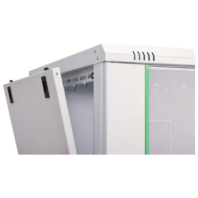 Digitus Armadio Rack 19'' 12 Unita' da Muro 505x600x600 Grigio Porta Vetro