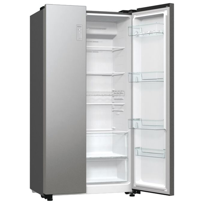 Hisense RS711N4ACE Frigorifero Side by Side 550 L 178,6 cm Classe E 38 dB Total No Frost Inverter (178,6x91x64,3 cm) colore Inox