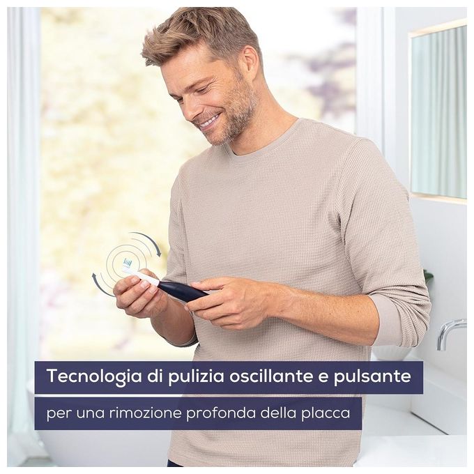 Beurer TB 50 Spazzolino elettrico oscillante 3D 3 modalita' timer 2 min autonomia 45 giorni sensore pressione colore Bianco