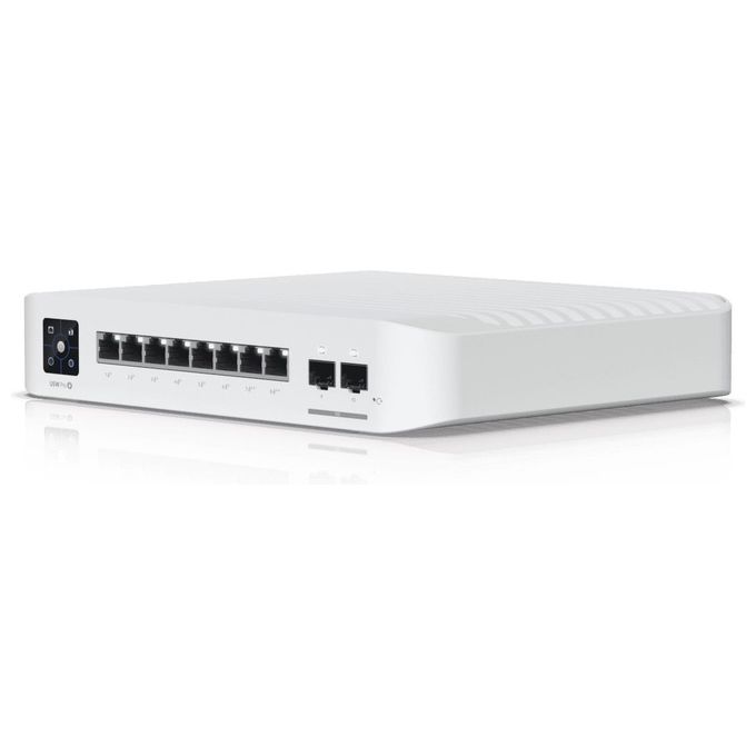 Ubiquiti USW-PRO-8-POE UniFi Switch Gestito L2-L3 8 porte Gigabit PoE+ PoE++ 2 SFP+ 10G 120W colore Bianco