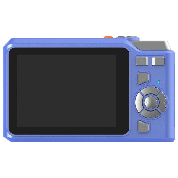 Denver S0457647 Fotocamera digitale 48 MP interpolati 5 Mpx effettivi CMOS LCD 2.8 pollici Full HD 1080p USB-C microSD fino a 64 GB Batteria 700 mAh colore Blu