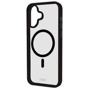 Sbs Mag Frame Case Black per iPhone 16 Compatibile con Ricarica MagSafe