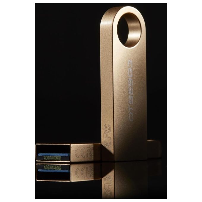 Kingston Technology DataTraveler 128Gb 220MB-s Drive USB 3.2 Gen 1 in Metallo SE9 G3