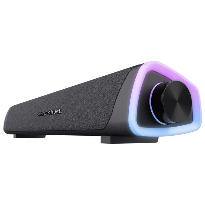 Trust GXT 620 AXON Soundbar Gaming RGB 2.0 canali 12 W ingresso AUX USB colore Nero