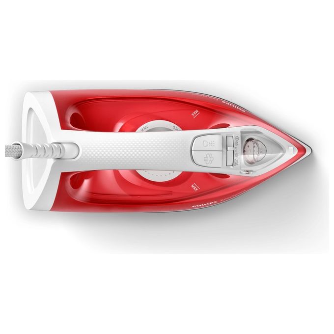 Philips GC1742-40 EasySpeed Ferro da Stiro a Vapore 2000 W Piastra Antiaderente Vapore 25 g-min Colpo 90 g-min colore Rosso
