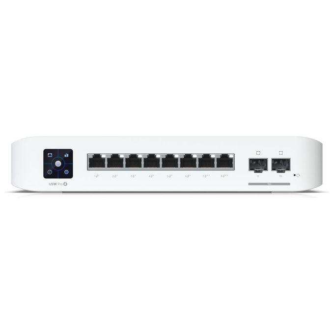 Ubiquiti USW-PRO-8-POE UniFi Switch Gestito L2-L3 8 porte Gigabit PoE+ PoE++ 2 SFP+ 10G 120W colore Bianco