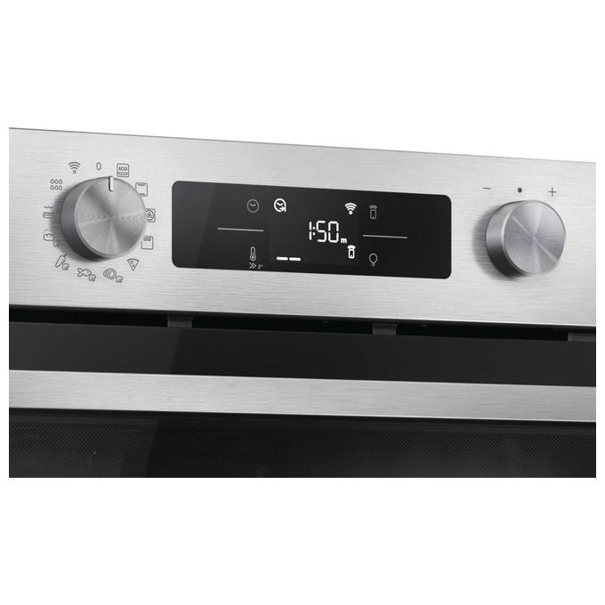 Candy CA6 N5B3EHTX Forno da incasso Elettrico Multifunzione 78 L Classe A++ Easy Steam Wi-Fi hOn 11 Programmi (60x60x60 cm) colore Nero Inox