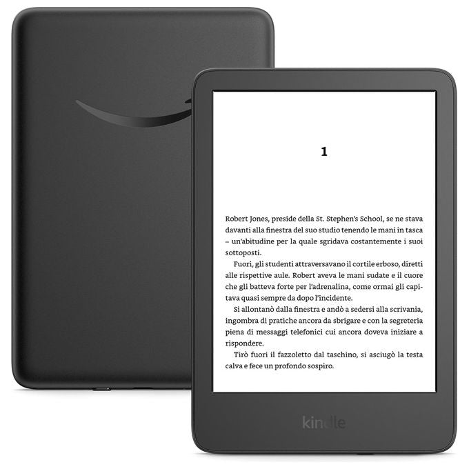 Amazon RS23CV Kindle Ebook Reader 6'' 16 GB Wi-Fi schermo antiriflesso illuminazione frontale regolabile colore Nero