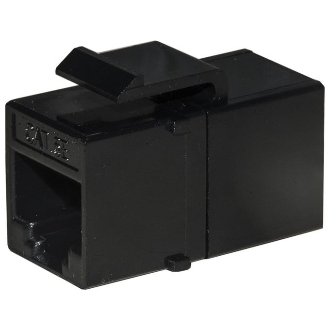 Link Adattatore Passante 2x8 Poli Rj45 Utp non Schermato Cat.5e con Ganci per Pannelli