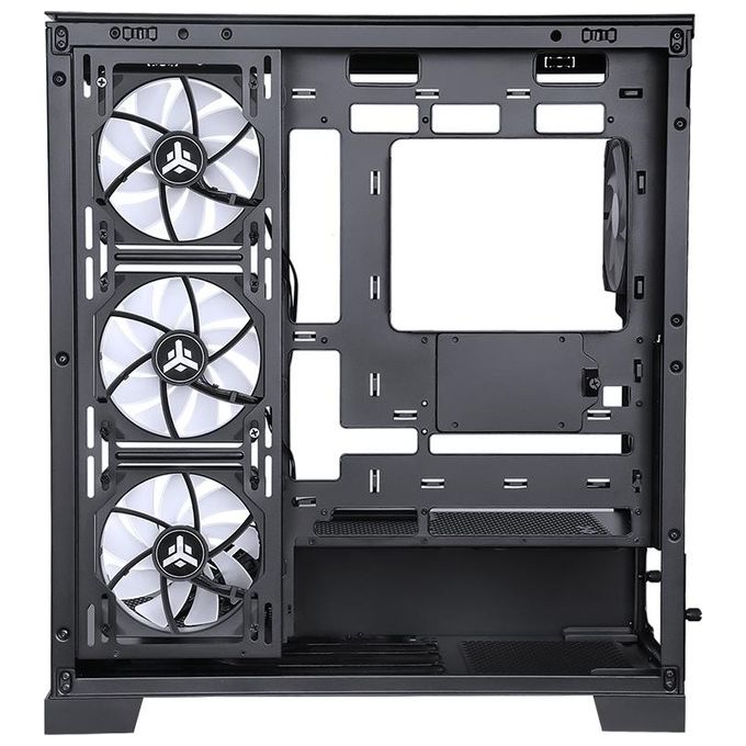 Itek ITGCASB45B SHOWBUI PC Case Tower Gaming ATX 4 Ventole ARGB 12cm 2xUSB3 Type-C Pannello Vetro Temperato colore Nero