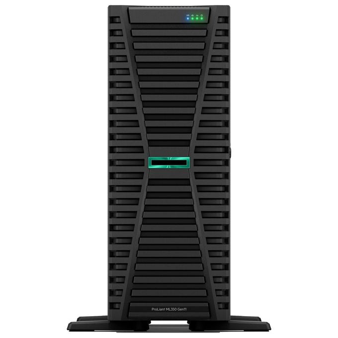 Hewlett Packard Enterprise P53567-421 HPE ProLiant ML350 Gen11 Server Tower Intel Xeon Silver 4410Y 2.0 GHz 12 Core 32 GB DDR5-SDRAM 1000 W colore Nero