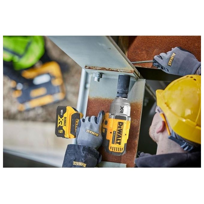 DeWALT DCF899P2-QW Chiave di Impatto 1-2'' 1900 Giri-min 20 V con 2x Batteria 5.0 Ah e Valigetta colore Nero Giallo 1356
