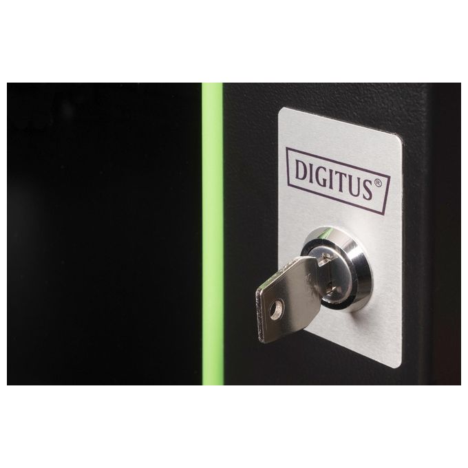Digitus Armadio 7 Unita' Da Muro Linea Soho (A)380X(L)600X(P)450 Mm- Colore Nero Ral 9005