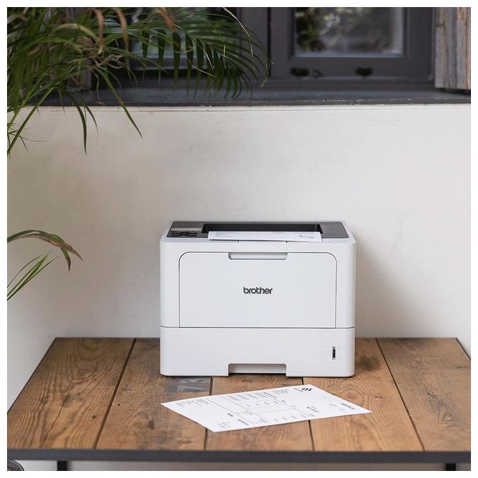 Brother HL-L5210DN Stampante Laser Monocromatica A4 48 ppm Fronte Retro Auto 1200x1200 DPI 512 MB LAN Gigabit USB colore Nero Bianco