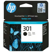 HP 301 CH561EE Cartuccia Originale, da 190 Pagine, Compatibile con le Stampanti a Getto di Inchiostro HP DeskJet 1050, 2540 e 3050, OfficeJet 2620 e 4630, ENVY 4500 e 5530, Nero