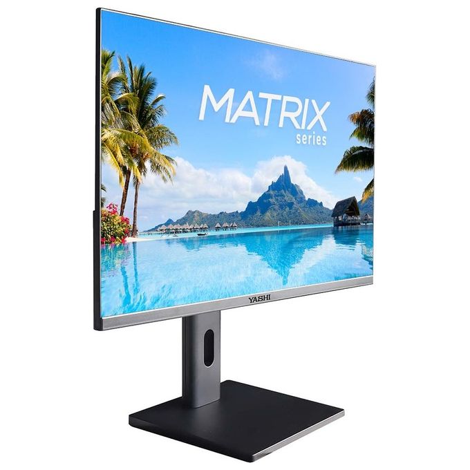 YASHI YCYZ23727 Monitor PC 27'' VA Full HD 1920x1080 75Hz 4ms Altoparlanti Integrati Regolazione Altezza colore Nero