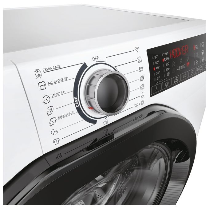 Hoover H-Wash 350 H3WPS4376TAMB6-S Lavatrice carica frontale Slim 7 Kg Classe A Centrifuga 1300 giri Profondita' 44 cm Inverter Funzione Vapore