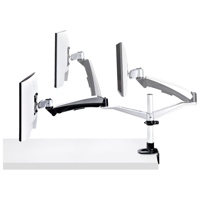 StarTech 1MP1ACG-MONITOR-ARM Supporto da scrivania per monitor Singolo VESA 75x75 100x100 mm Regolabile Altezza 27 cm Rotazione 360° Inclinazione 105° Estensione 59 cm colore Nero