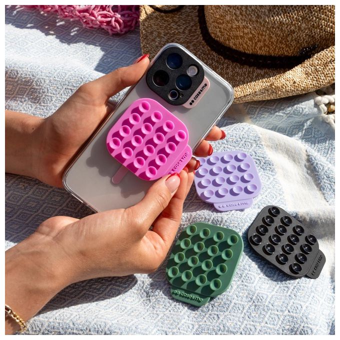Sbs Supporto per Smartphone Suction Cup Holder Rosa