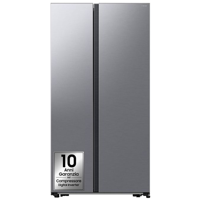 Samsung RS57DG400EM9EF Air Space AI Frigorifero Side by Side 583 L 178 cm Classe E 37 dB No Frost Wi-Fi SpaceMax (178x91.2x71.6 cm) colore Acciaio Inox