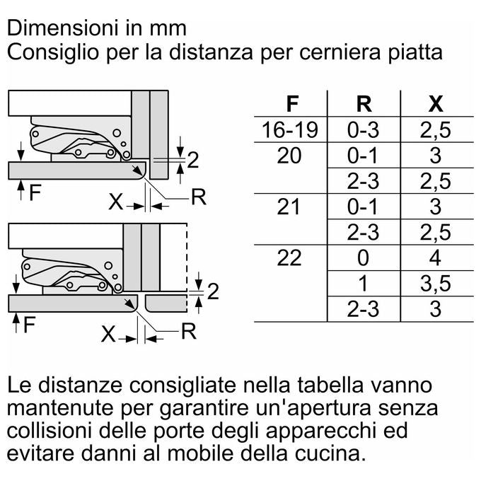 Bosch KIL82NSE0 Serie 2 Frigorifero Monoporta da Incasso 280 L 177,5 cm Classe E 39 dB Congelatore Touch colore Bianco