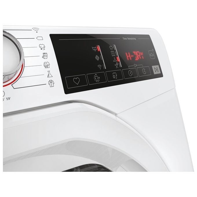 Hoover HR4 H7A2TE-S H-DRY 350 Asciugatrice Pompa di Calore 7 Kg Classe A++ 16 Programmi Wi-Fi Slim (85x48x46,5 cm) colore Bianco