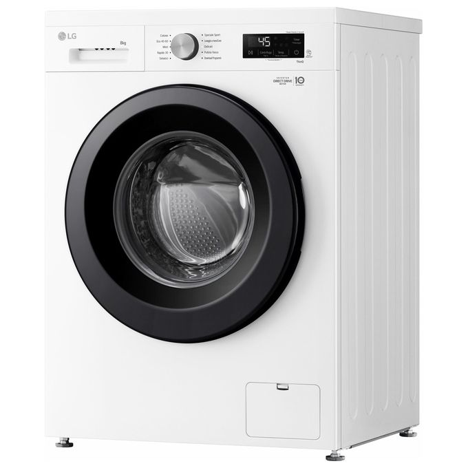 LG F4NX1008NWK Serie X1 Lavatrice Frontale 8 Kg 1400 rpm Classe A 6 Motion Wi-Fi Allergy Care (85x60x55 cm) colore Bianco