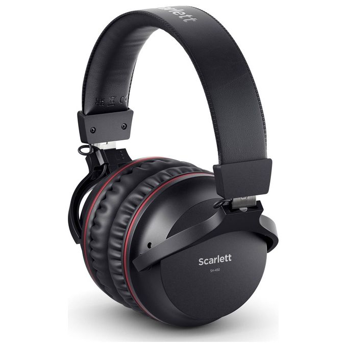 Focusrite MOSC0039 Scarlett Solo Studio Pacchetto interfaccia audio USB-C 24 bit 192 kHz con microfono a condensatore e cuffie colore Rosso e Nero