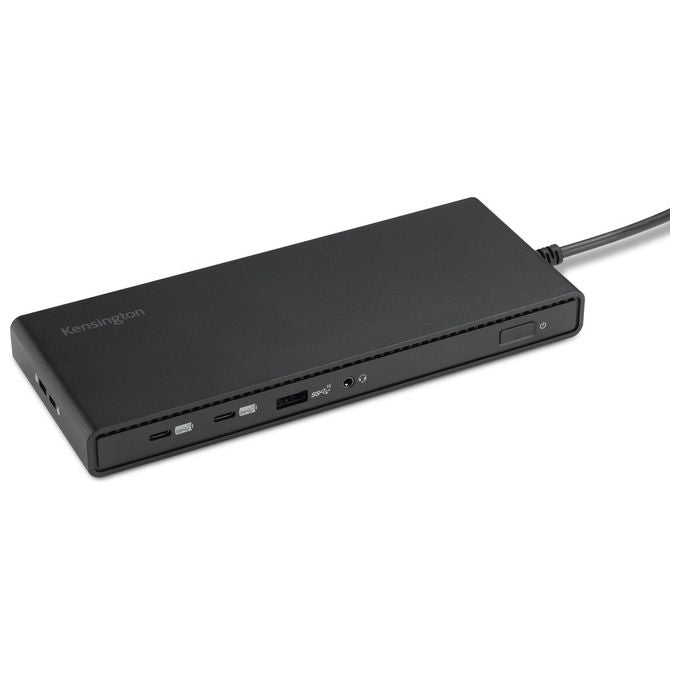 Kensington K32810EU SD4842P Docking Station USB-C Tripla Uscita Video 3 Monitor Full HD 100 W Power Delivery 5 Porte USB 3.2 Gen2 colore Nero