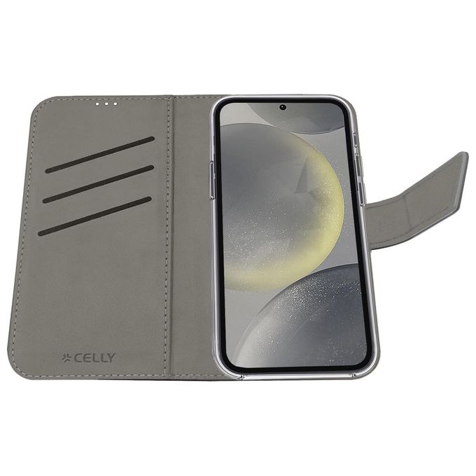 Celly Wally Case per Samsung Galaxy S24 5G Nero