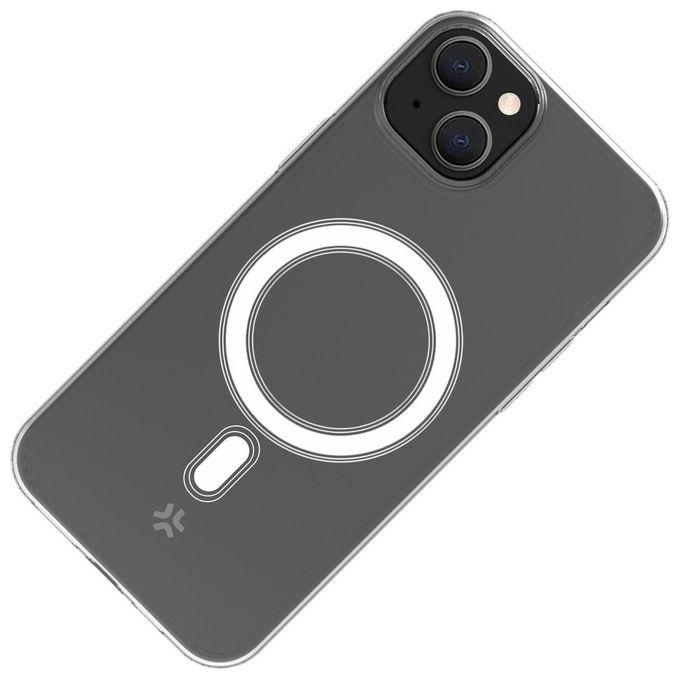Celly Gel Skin Magnetic Cover per iPhone 15 Trasparente