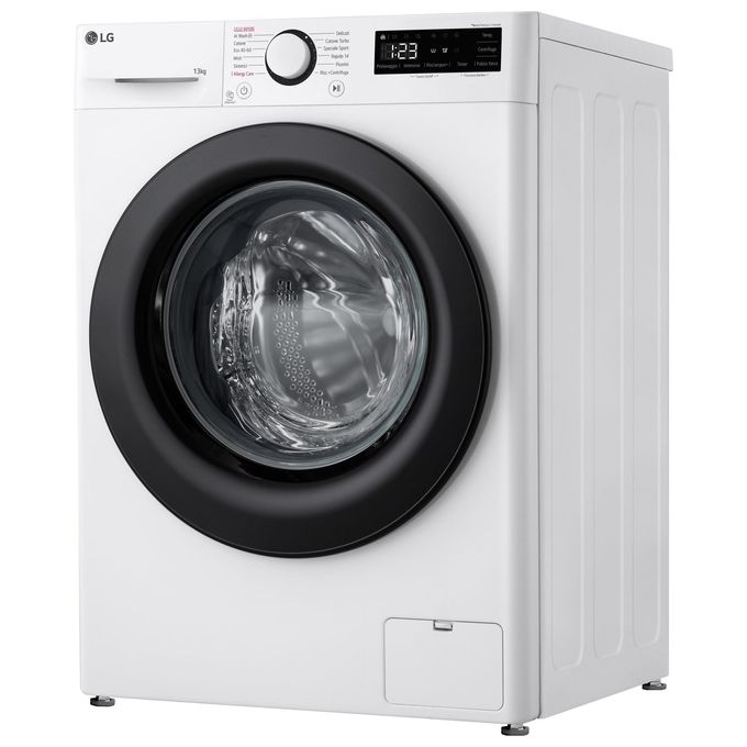 LG AI DD F4R3013NSWB Lavatrice Classe A -10% Carica Frontale Serie R3 Lavatrice 13kg 1400 giri AIWash Lavaggio a vapore Motore Direct Drive Smart Diagnosis Libera installazione Bianca