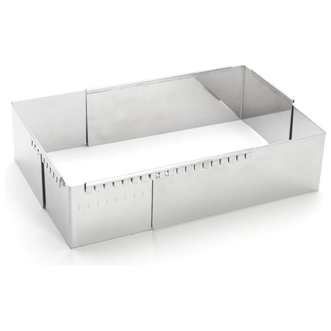 De Buyer Patisserie Frame Steel Adjustable 21-40cm Quadrato