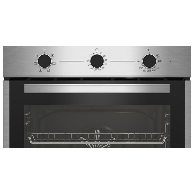 Beko BBIE14100X Multi6 Forno da incasso Elettrico Ventilato 72 L Classe A 6 Funzioni HidroClean (59.5x59.4x56.7 cm) colore Inox
