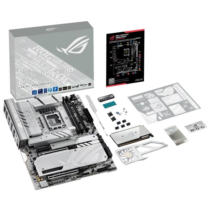 ASUS 90MB1IP0-M0EAY0 ROG Maximus Z890 Apex Scheda Madre ATX Intel LGA 1851 DDR5 Wi-Fi 7 Thunderbolt 4 colore Grigio ciottolo
