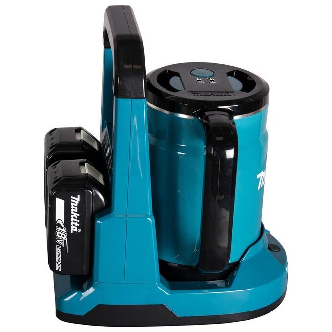 Makita DKT360Z LXT Bollitore a Batteria 36V 2x18V 0,8 L Spegnimento Automatico Protezione Boil-Dry colore Blu Nero