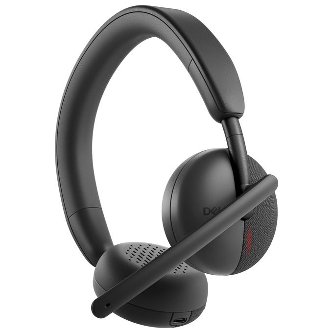 DELL WL3024-DWW Cuffie senza fili Pro Auricolare Con cavo e senza cavo Bluetooth 5.3 Cancellazione rumore AI Microfono asta 41 h autonomia colore Nero