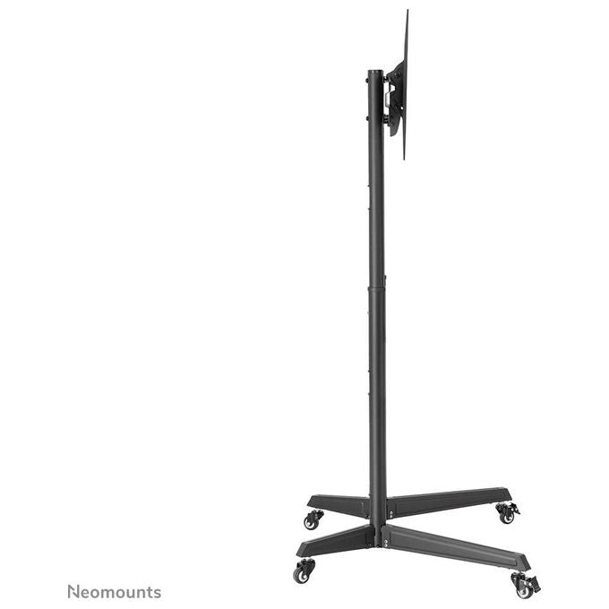 Neomounts FL50-540BL1 Carrello TV Supporto a Pavimento Portatile per Schermi 37-70 Pollici con Regolazione Altezza Manuale e Inclinazione colore Nero