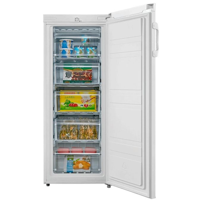 Comfee RCU219WH2 Congelatore Verticale 160 L 142 cm Classe E 42 dB 5 Cassetti Statico colore Bianco