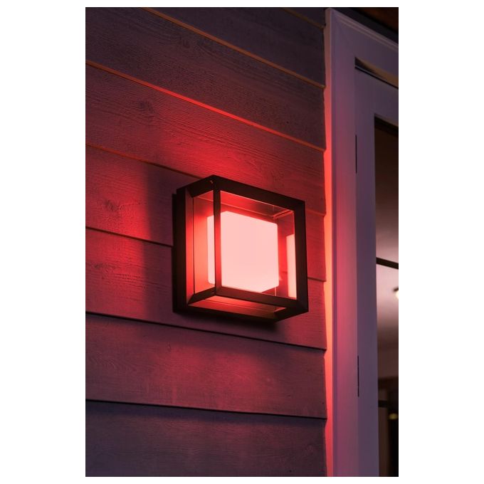 Philips Hue Econic Led Lampada da Parete Quadrata Nero