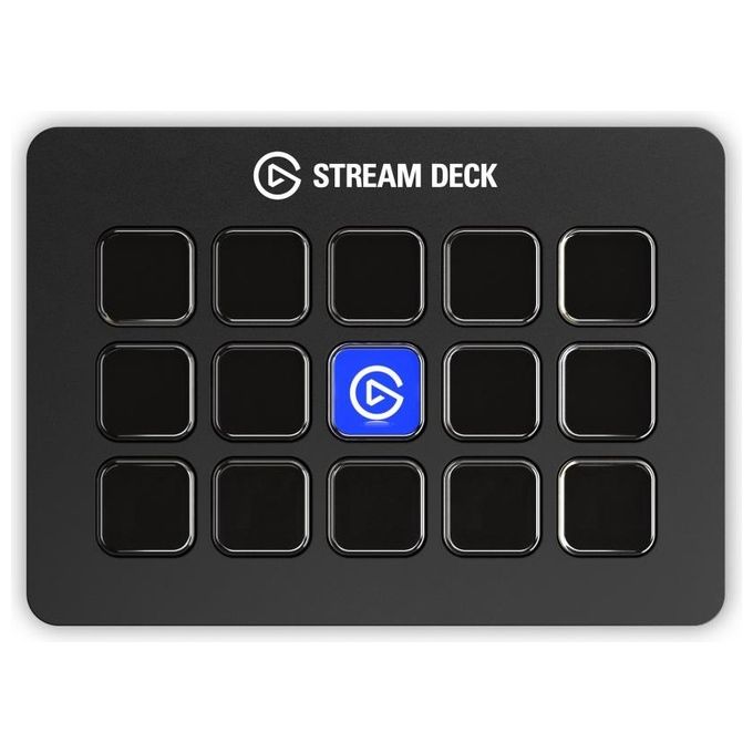 Elgato 10GBA9901 Stream Deck MK.2 Controller da Studio 15 Tasti LCD Programmabili USB colore Nero