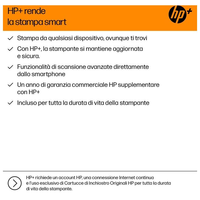 HP 53N95B OfficeJet Pro 9720e Stampante Multifunzione Inkjet A3 Colore 22 ppm Wi-Fi ADF Fronte Retro colore Grigio