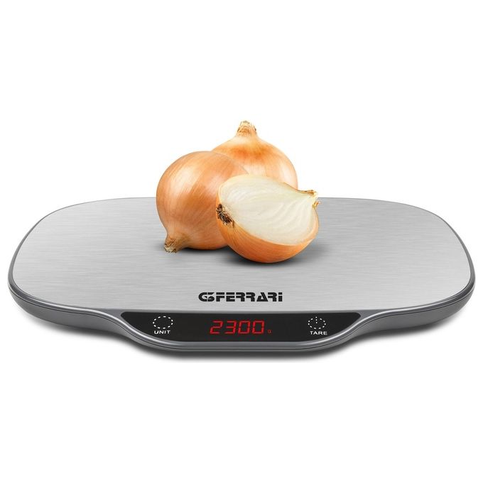 G3 Ferrari G20096 Patty Bilancia da Cucina Elettronica con Piatto Inox Grande Capacita' 15Kg