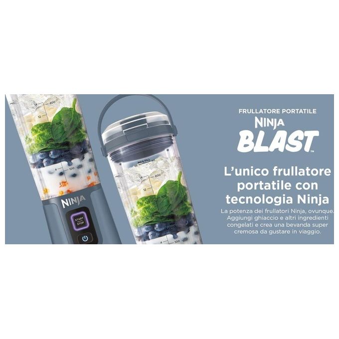 Ninja BC151EUPR Blast Frullatore portatile senza fili 0.53 L ricaricabile USB-C colore Rosa