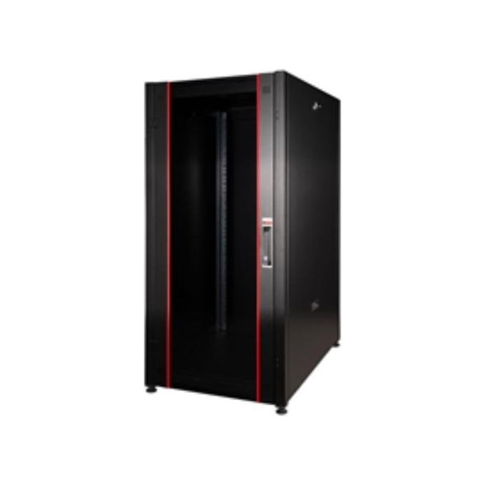 LINK LK1926U610PTN Serie EAVI Rack Indipendenti 26U Capacita' 1000 Kg Porta Traforata Reversibile 180° colore Nero